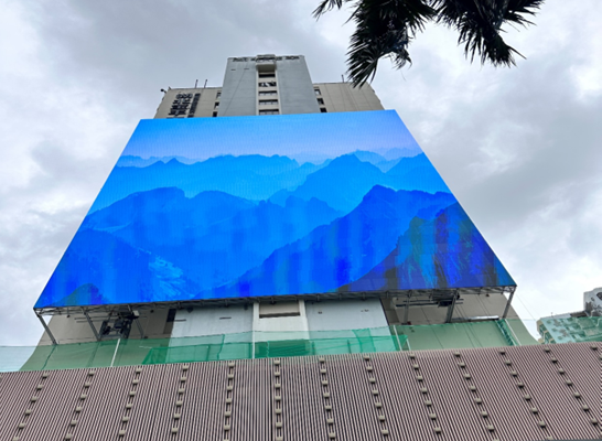 HD COLOR outdoor LED display grid screen